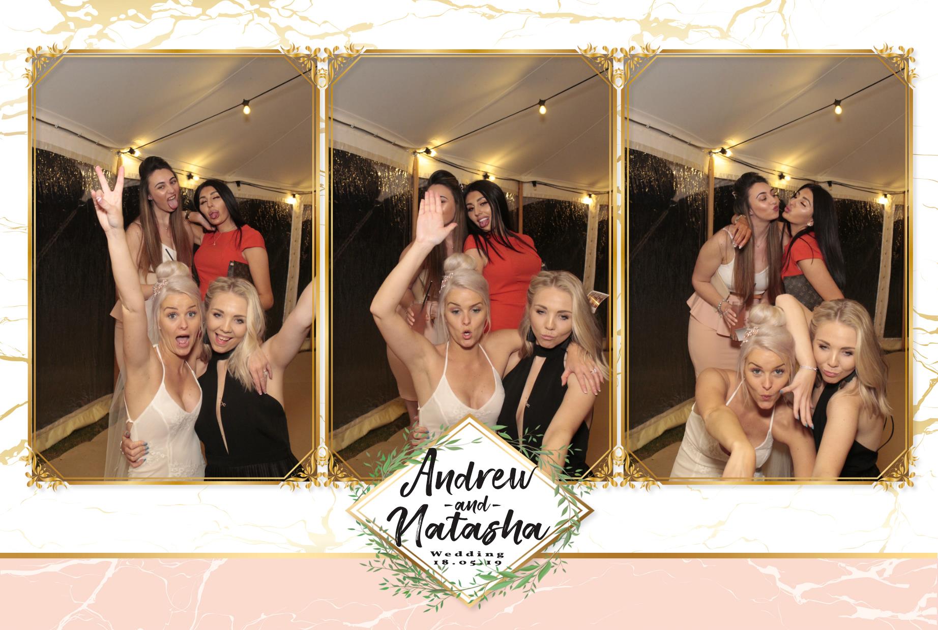 Andrew & Natasha's Wedding  | View more photos from the event at gallery.myphotoboothexperience.co.uk/u/MyPhotoBoothExperienceLtd/Andrew-Natashas-Wedding